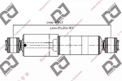 Амортизатор DJ PARTS DS1300GT